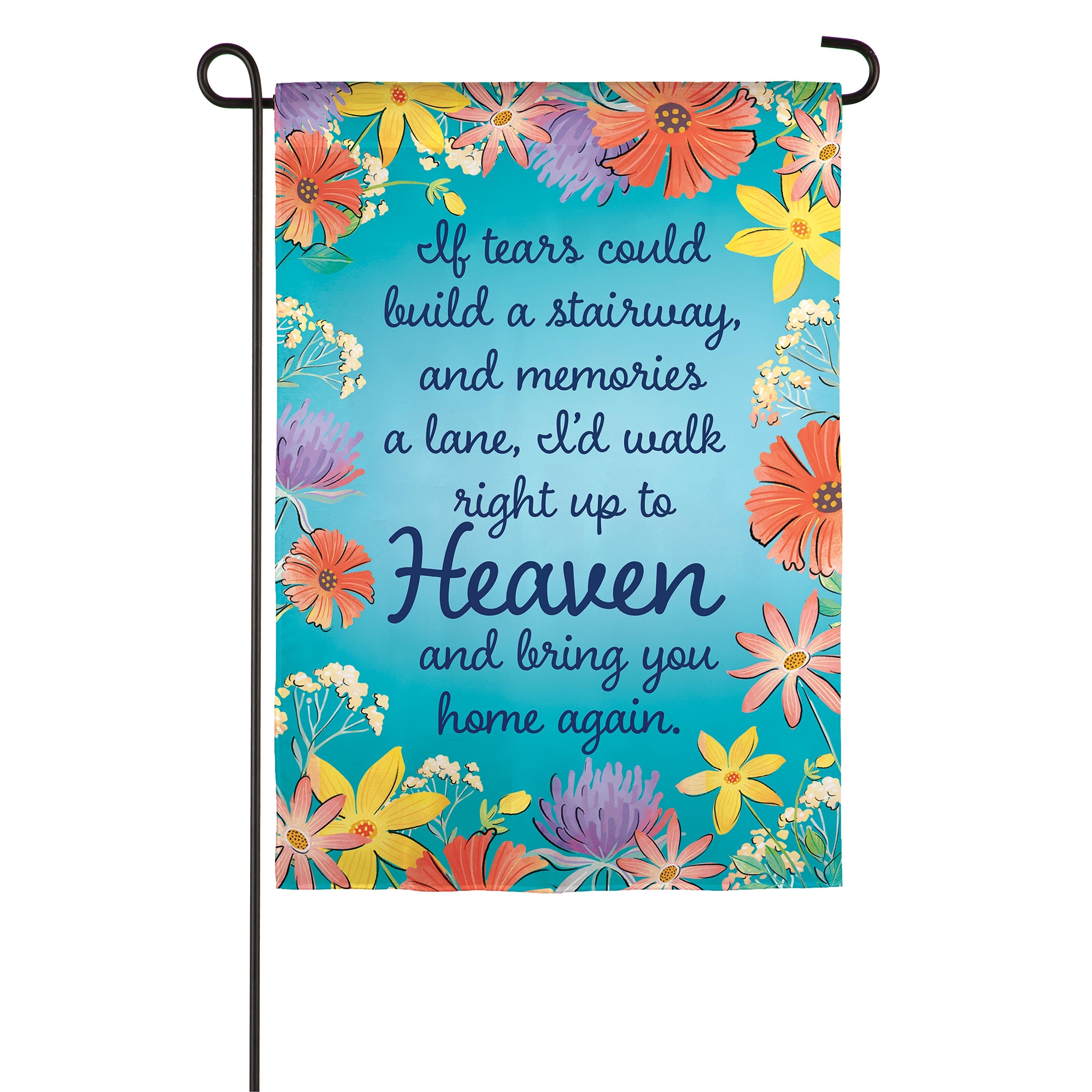 If Tears Could Build a Stairway Garden Suede Flag - Sports Collectibles, Sports Memorabilia, Sports Fan Shop, Sports Gifts