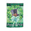 Saint Patrick's Lucky Hat Wreath Lustre Garden Flag - Sports Gifts, Sports Memorabilia, Sports Collectibles, Fan Shop