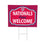 Washington Nationals Coroplast Yard Sign, "Fans Welcome" - Sports Collectibles, Sports Memorabilia, Sports Fan Shop, Sports Gifts
