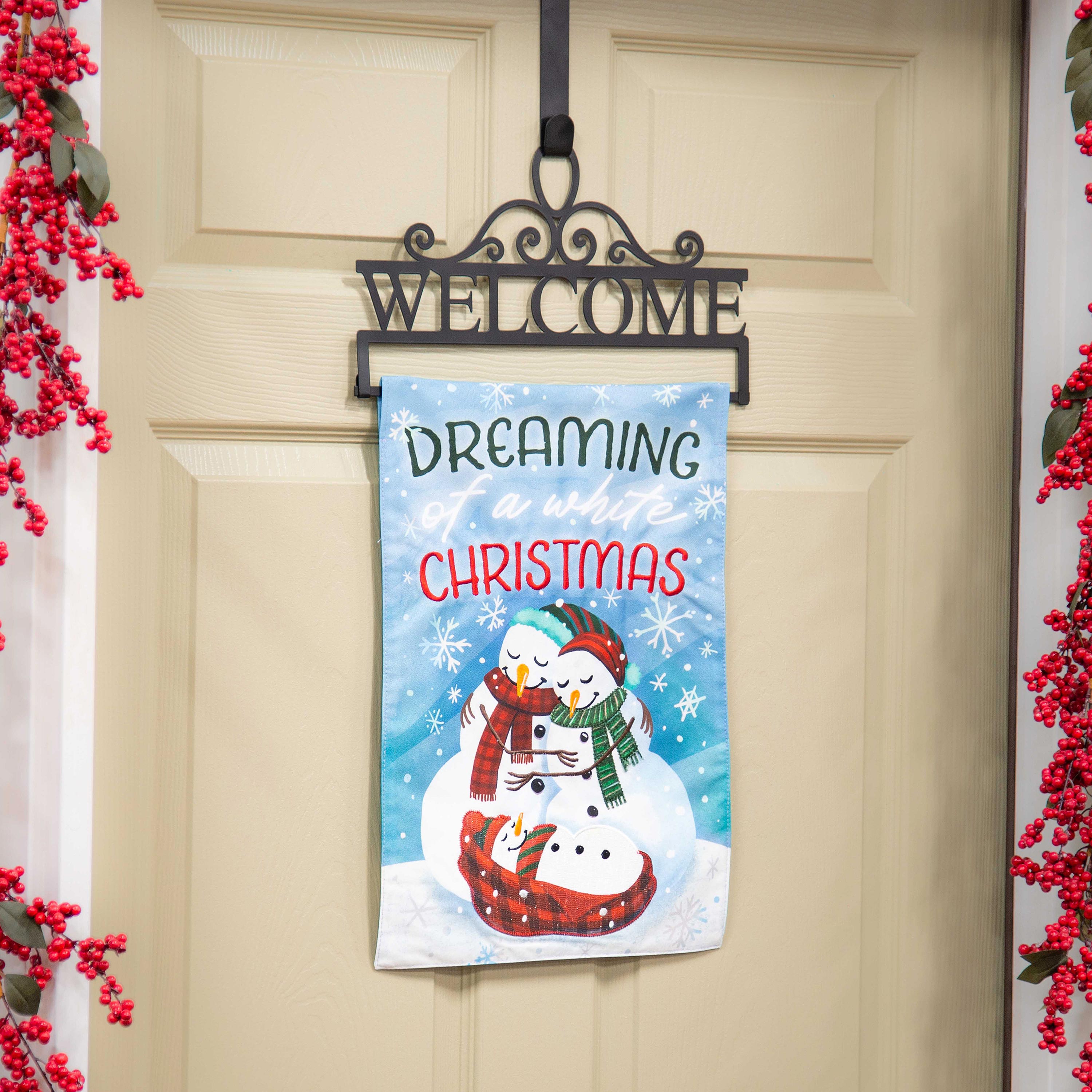 Welcome Garden Flag Over the Door Hanger - Sports Collectibles, Sports Memorabilia, Sports Fan Shop, Sports Gifts