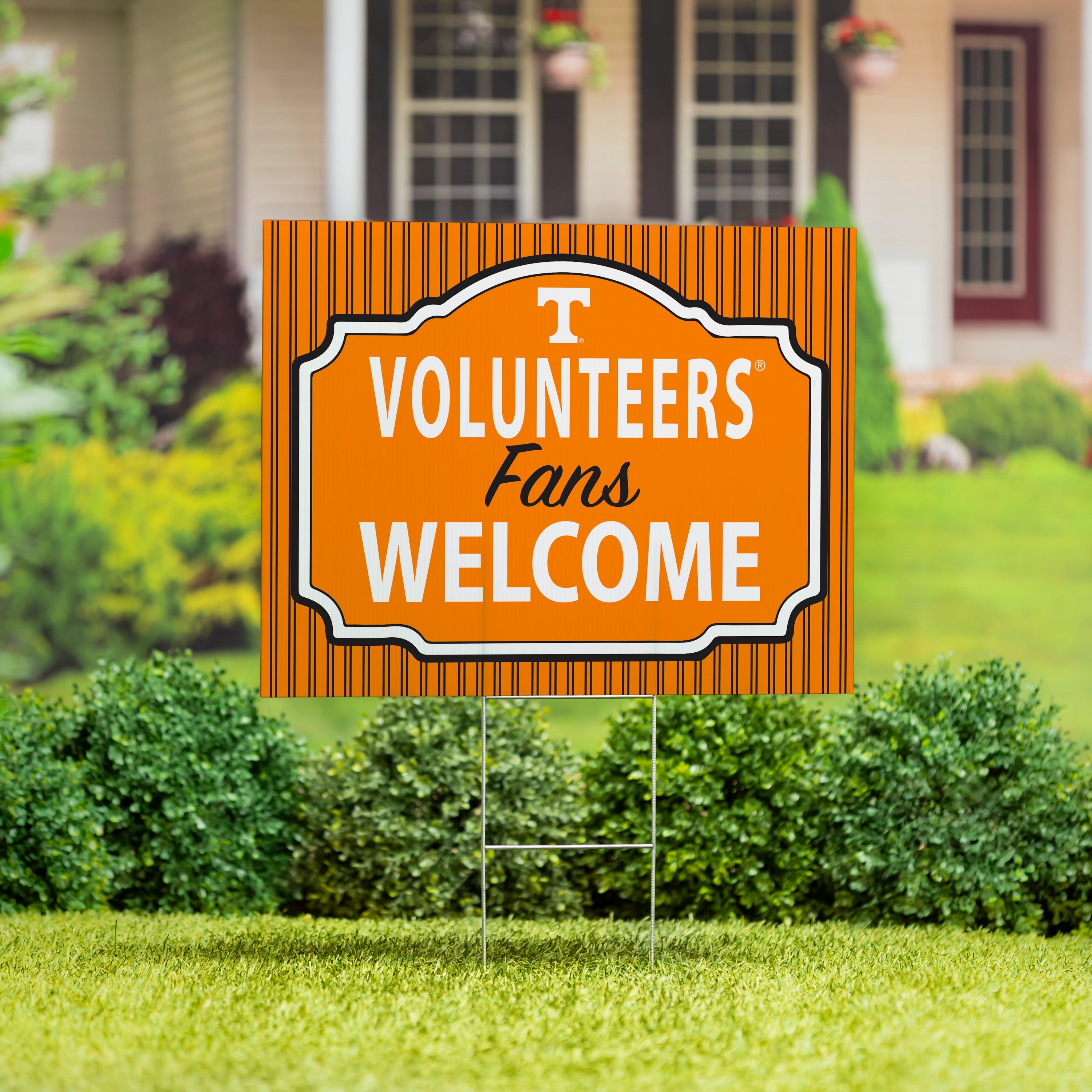 University of Tennessee Coroplast Yard Sign, "Fans Welcome"