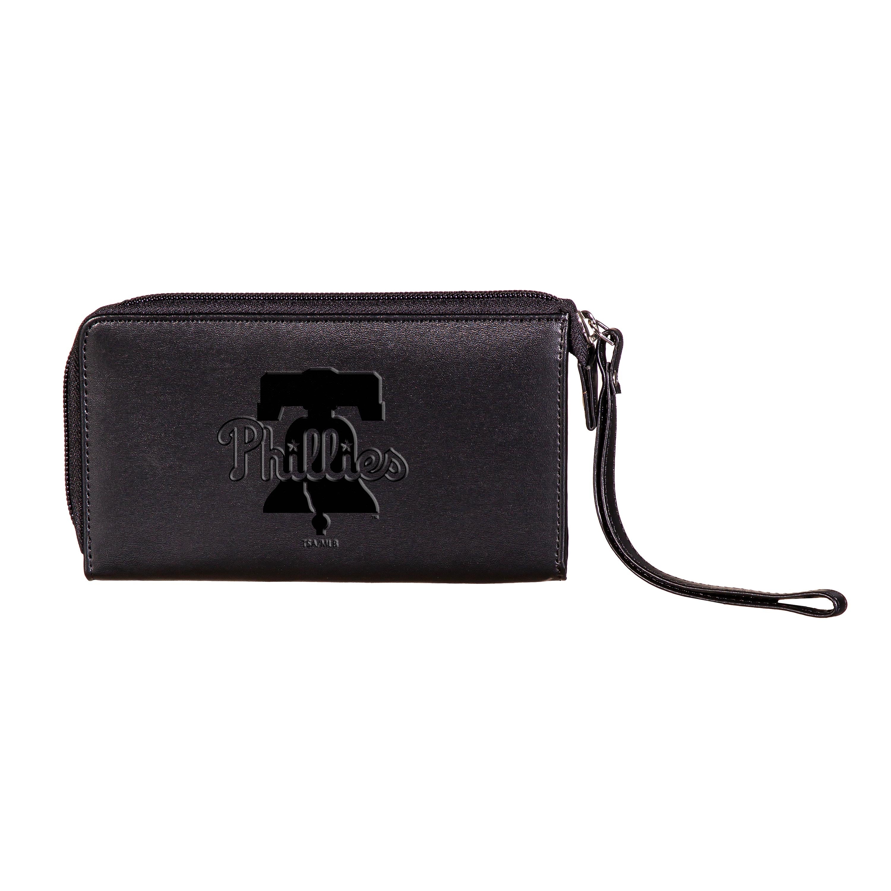 Philadelphia Phillies Wristlet Wallet Black - Sports Gifts, Sports Memorabilia, Sports Collectibles, Fan Shop