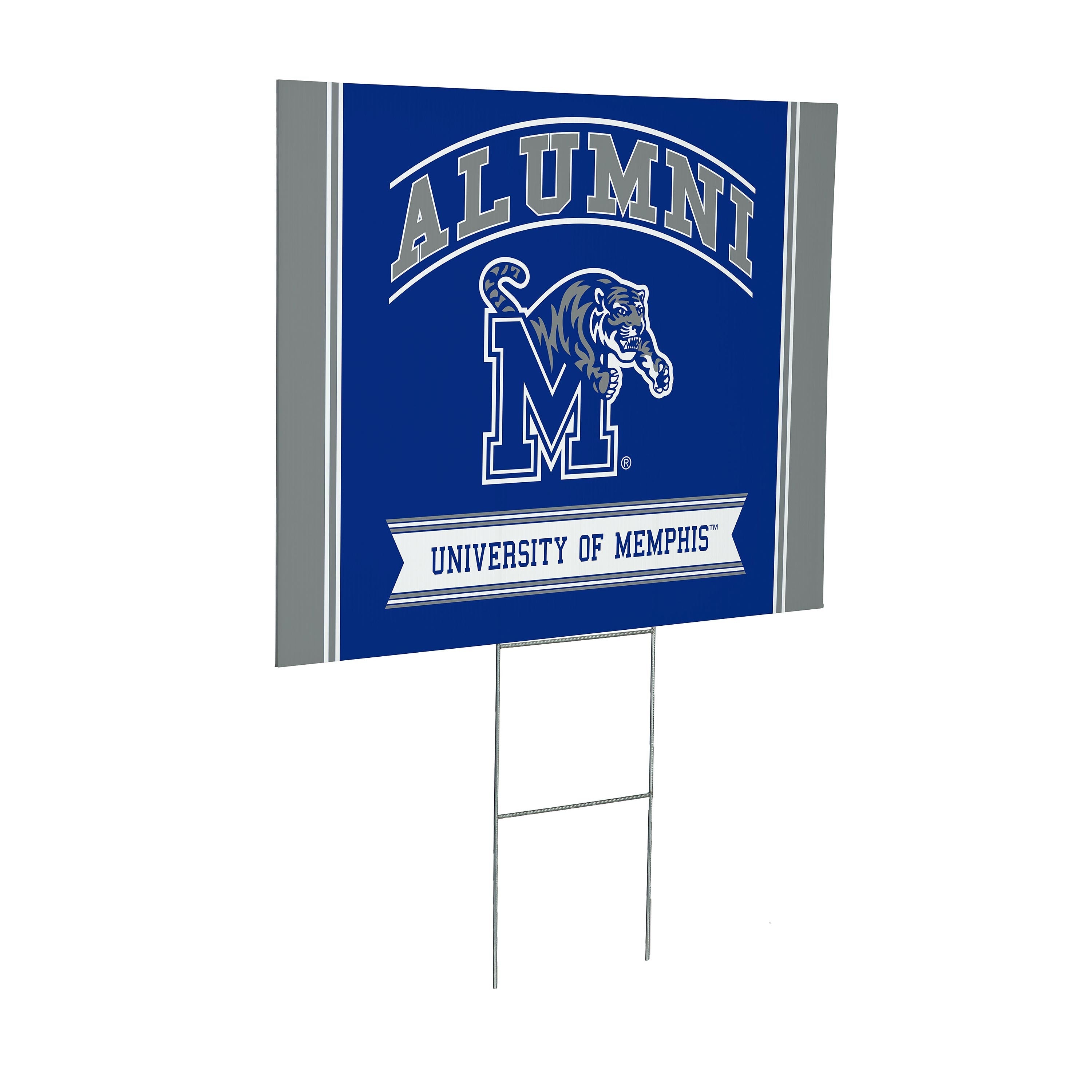 University of Memphis Coroplast Yard Sign Alumni - Sports Collectibles, Sports Memorabilia, Sports Fan Shop, Sports Gifts