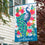 Floral Peacock House Linen Flag - Sports Collectibles, Sports Memorabilia, Sports Fan Shop, Sports Gifts