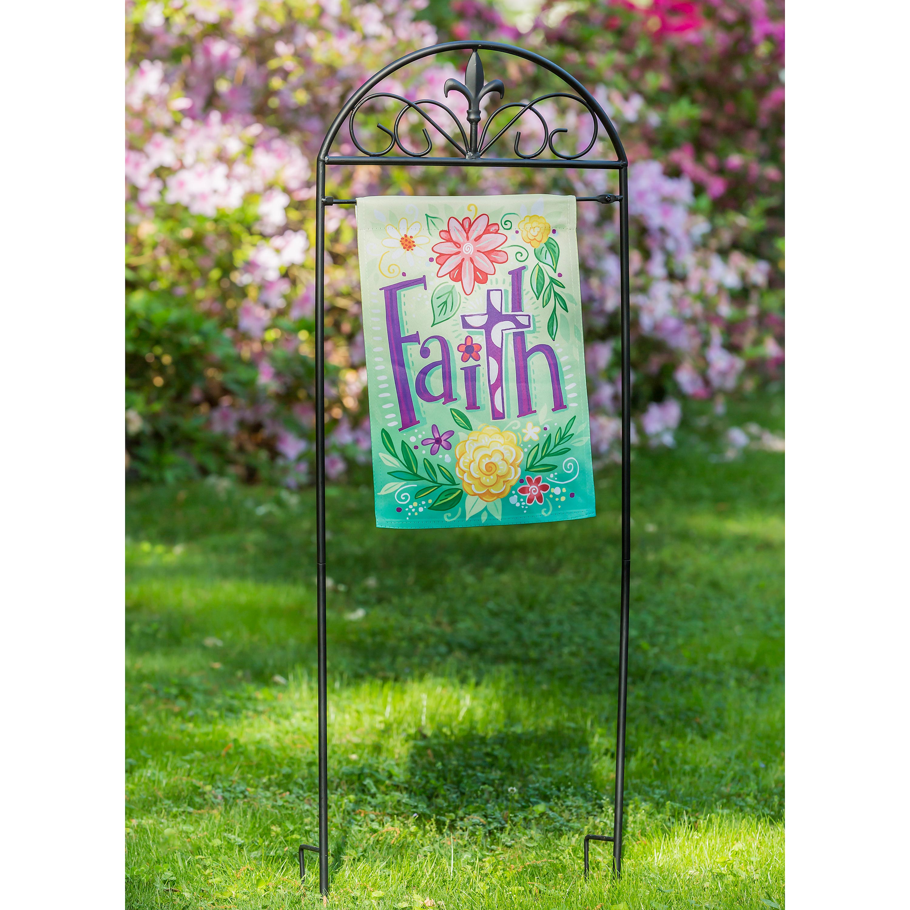 Fleur de Lis Garden Flag Arbor Stand - Sports Collectibles, Sports Memorabilia, Sports Fan Shop, Sports Gifts
