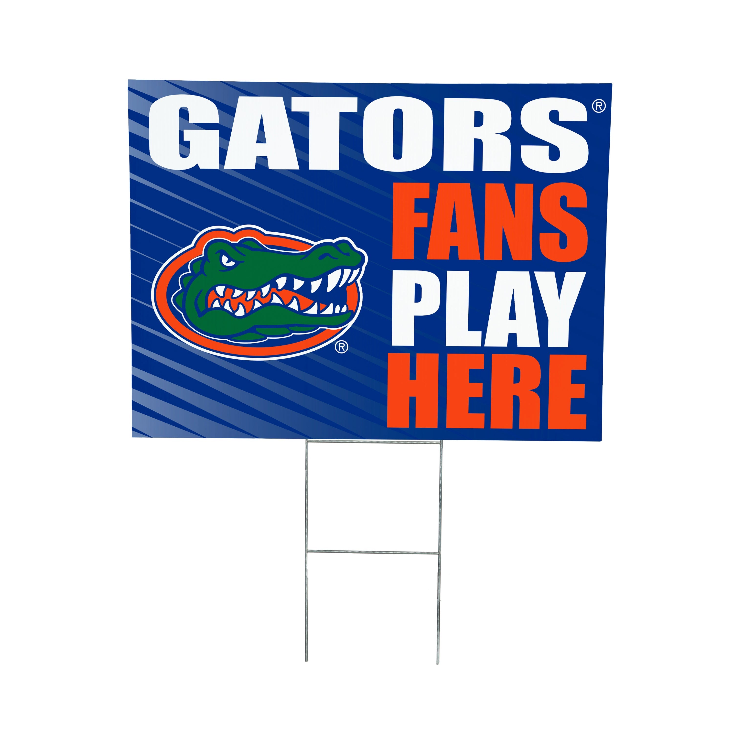 University of Florida Coroplast Yard Sign "Fans Play Here"