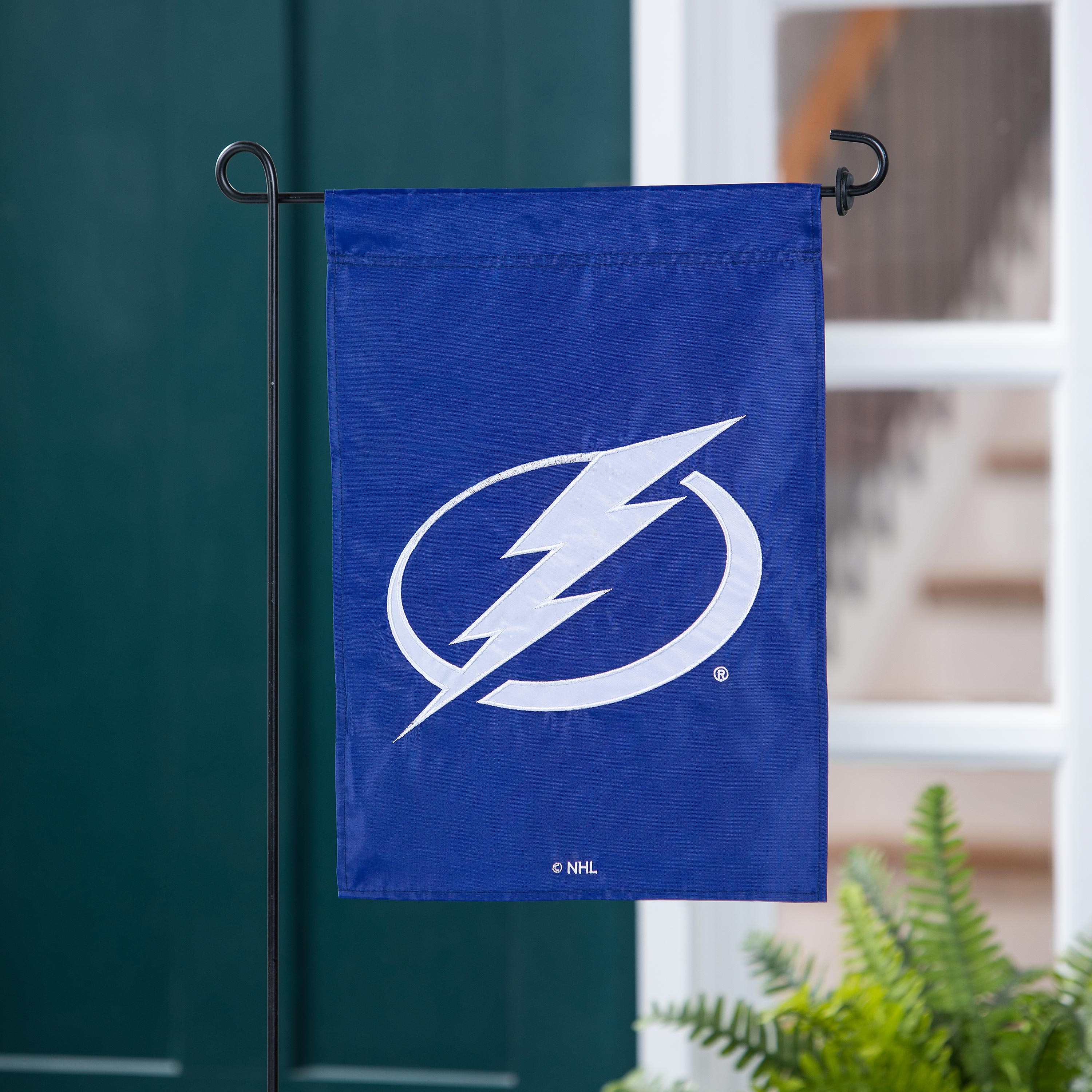 Applique Flag, Gar., Tampa Bay Lightning - Sports Collectibles, Sports Memorabilia, Sports Fan Shop, Sports Gifts