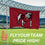 University of Georgia Single Sided Estate Flag with 2 Grommets, 3'x5' - Sports Gifts, Sports Memorabilia, Sports Collectibles, Fan Shop