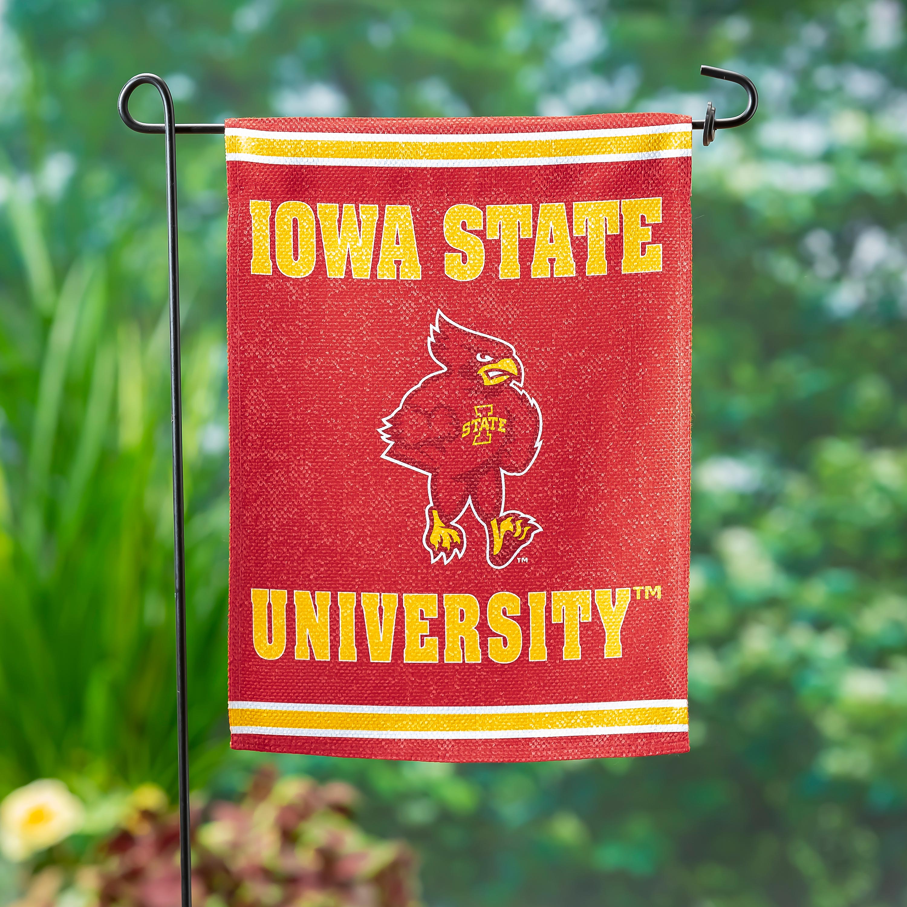 Embossed Suede Flag, GDN Size, Iowa State University - Sports Collectibles, Sports Memorabilia, Sports Fan Shop, Sports Gifts