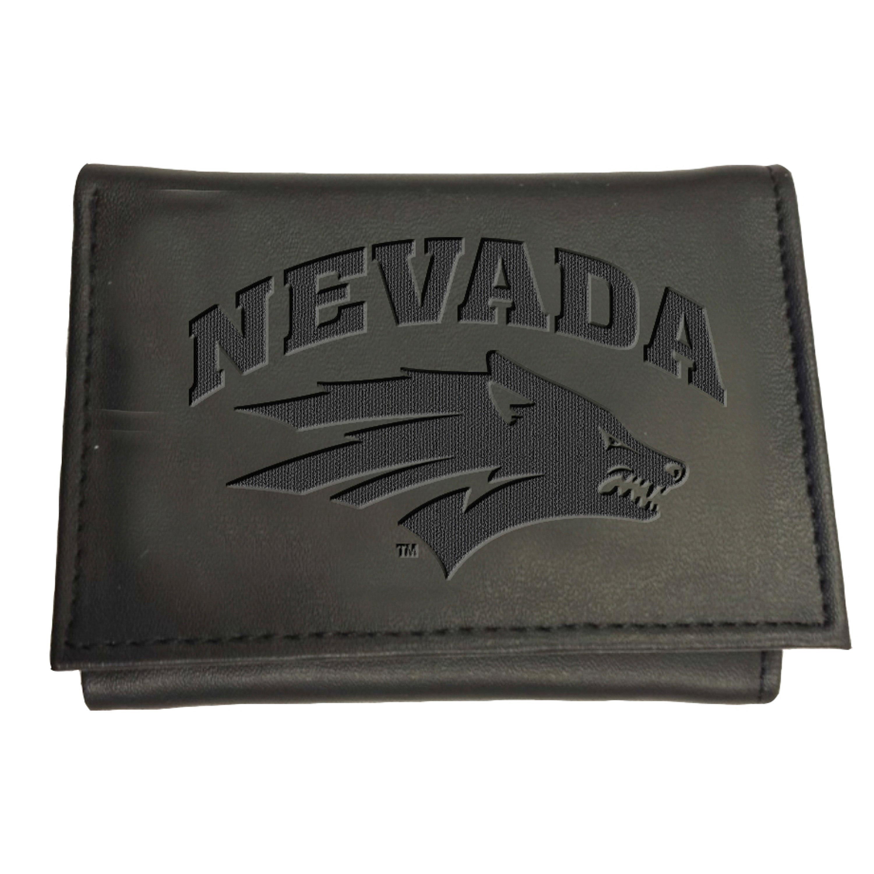 University of Nevada, Reno, Tri-Fold Wallet, Black - Sports Gifts, Sports Memorabilia, Sports Collectibles, Fan Shop