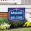 Texas Rangers Coroplast Yard Sign, "Fans Welcome" - Sports Collectibles, Sports Memorabilia, Sports Fan Shop, Sports Gifts