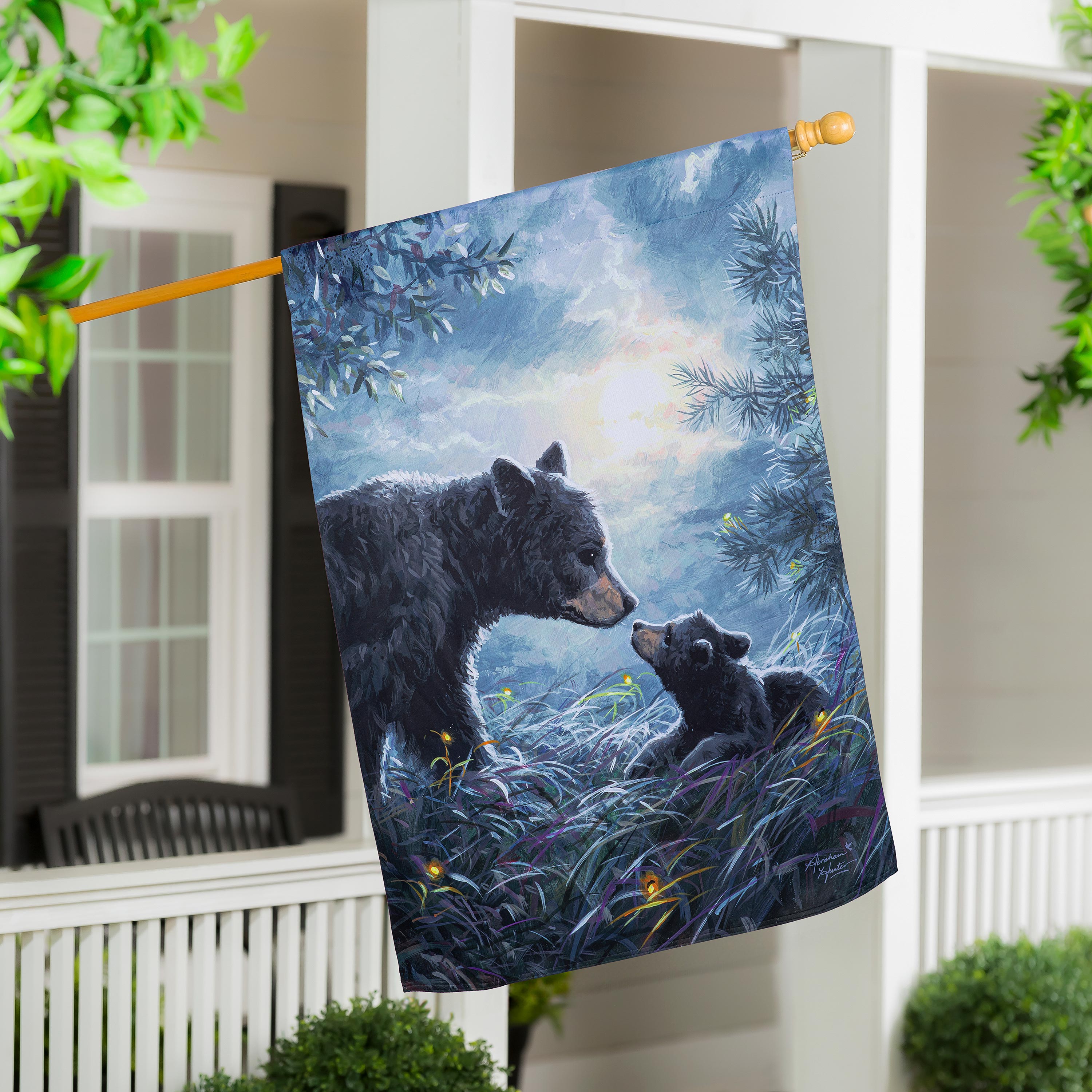 My Little Bear Suede House Flag - Sports Collectibles, Sports Memorabilia, Sports Fan Shop, Sports Gifts