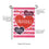 Happy Valentine's Day Hearts Burlap Garden Flag - Sports Collectibles, Sports Memorabilia, Sports Fan Shop, Sports Gifts