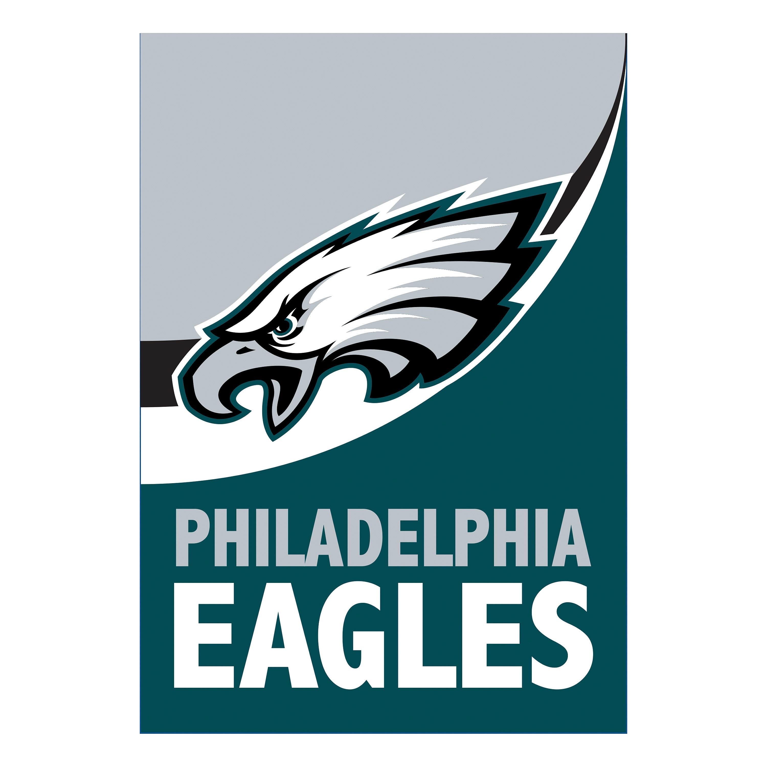 Philadelphia Eagles Burlap Flag GDN Size - Sports Collectibles, Sports Memorabilia, Sports Fan Shop, Sports Gifts