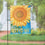 Welcome Sunflower Suede Garden Flag - Sports Collectibles, Sports Memorabilia, Sports Fan Shop, Sports Gifts