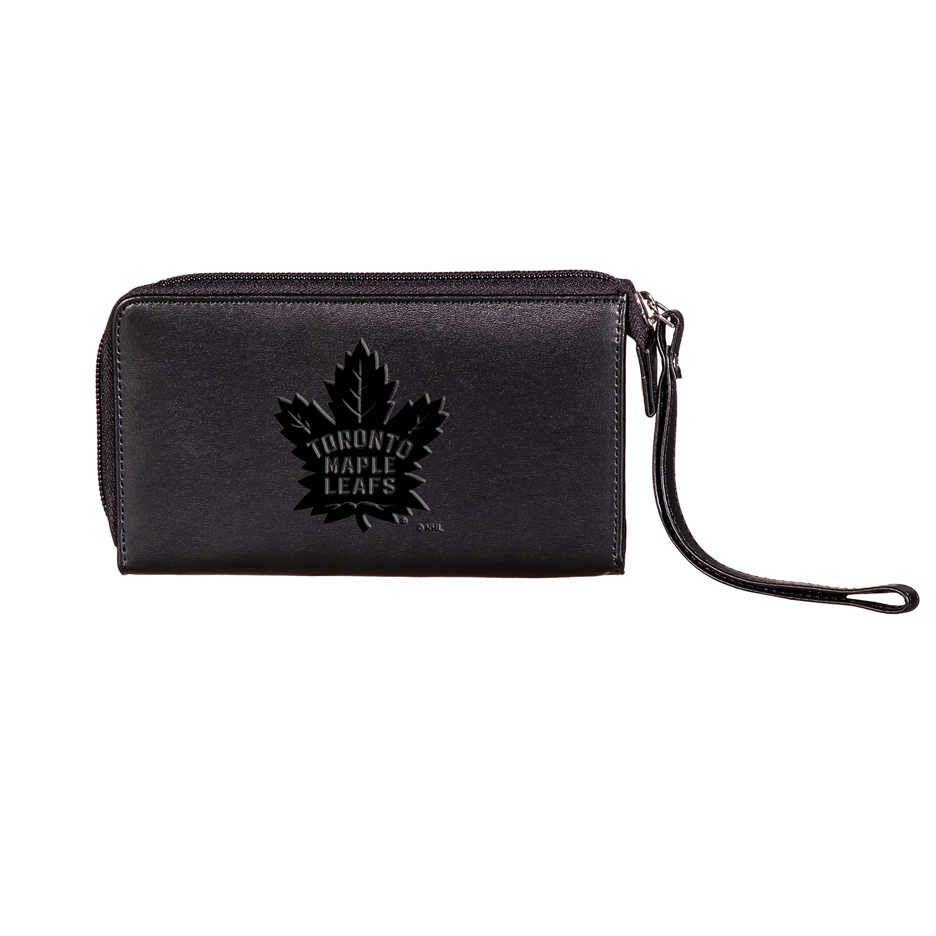 Wristlet Wallet, Black, Toronto Maple Leafs - Sports Collectibles, Sports Memorabilia, Sports Fan Shop, Sports Gifts