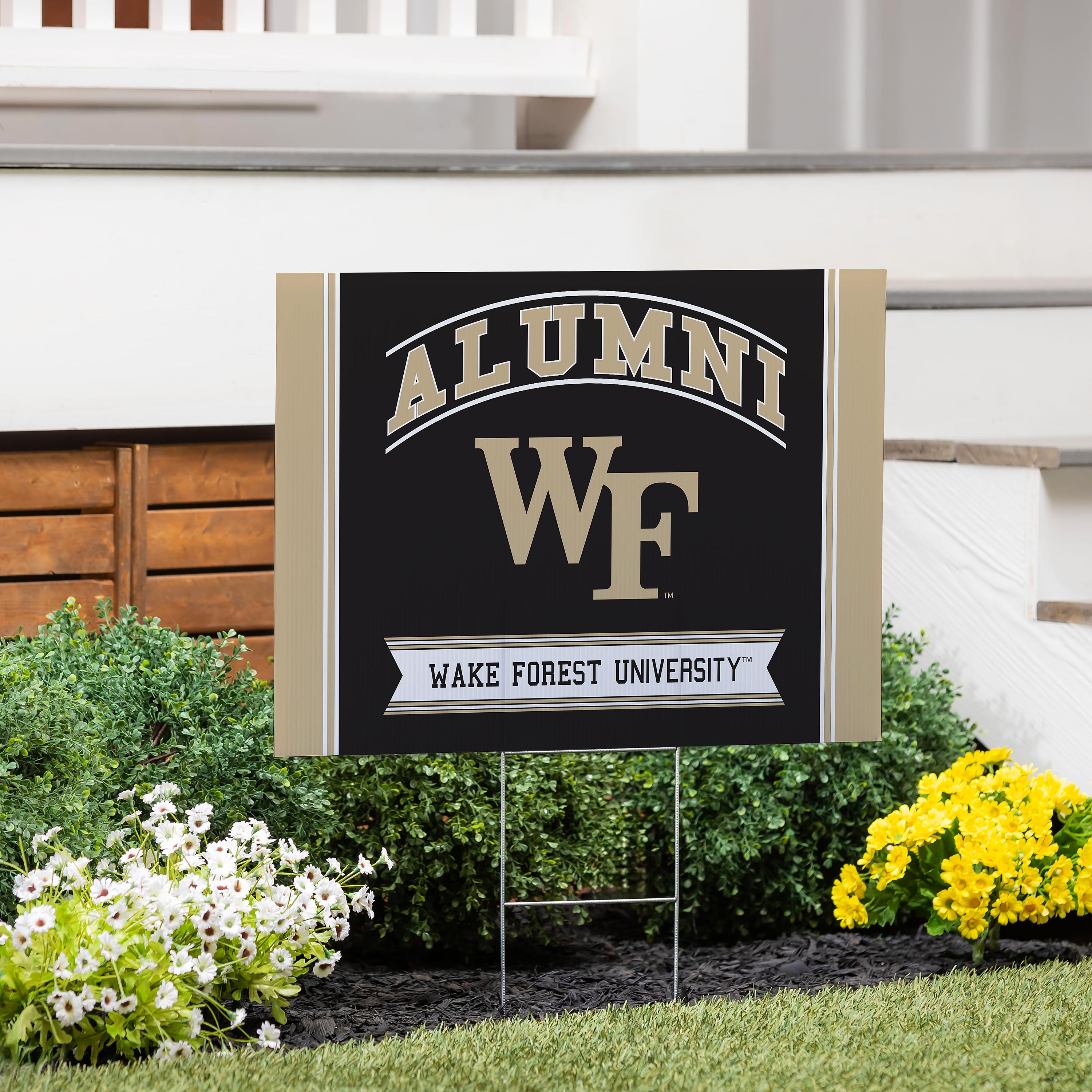 Wake Forest University Coroplast Yard Sign Alumni - Sports Collectibles, Sports Memorabilia, Sports Fan Shop, Sports Gifts