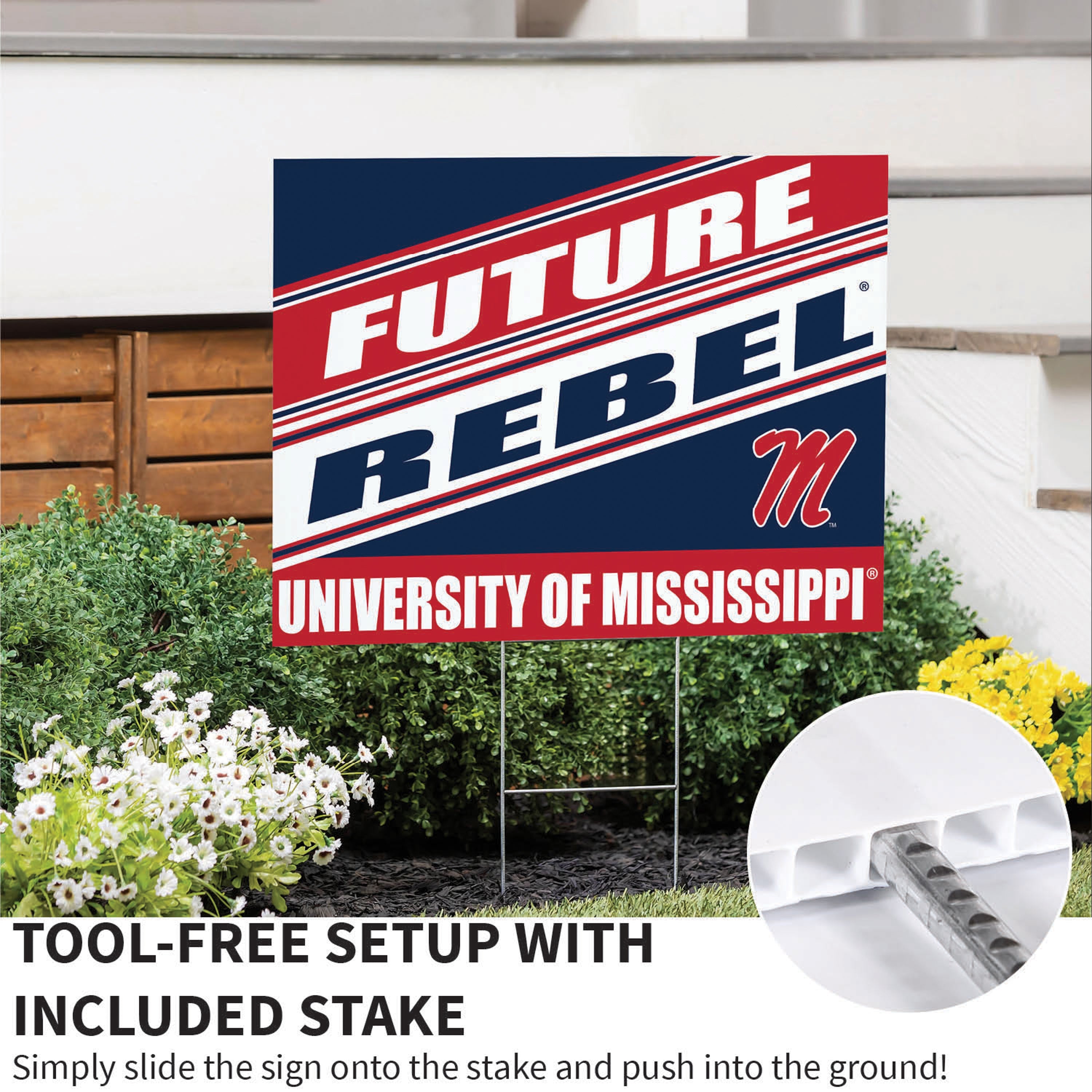 University of Mississippi Coroplast Yard Sign, Future Student - Sports Gifts, Sports Memorabilia, Sports Collectibles, Fan Shop