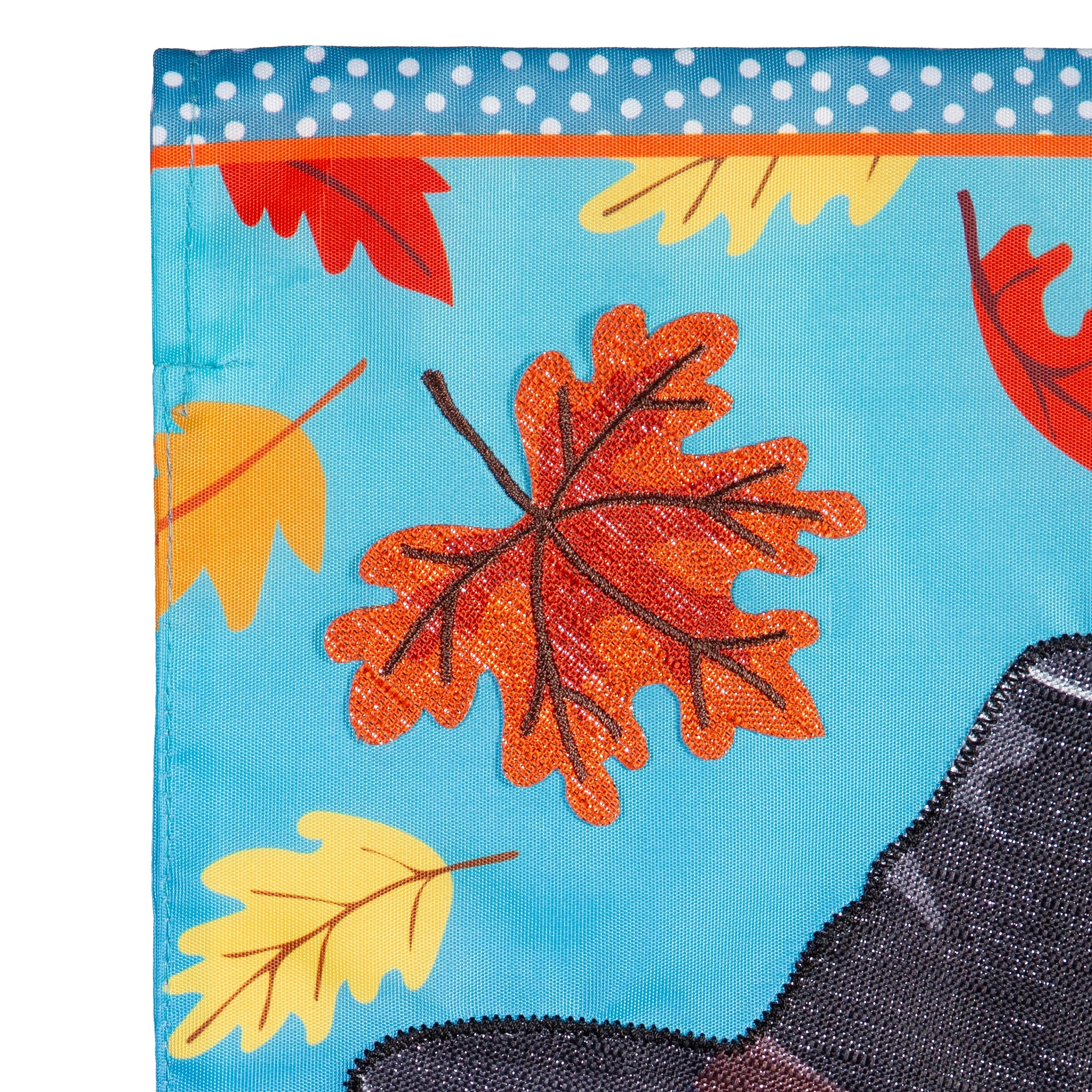 Turkey Time Applique Garden Flag - Sports Collectibles, Sports Memorabilia, Sports Fan Shop, Sports Gifts