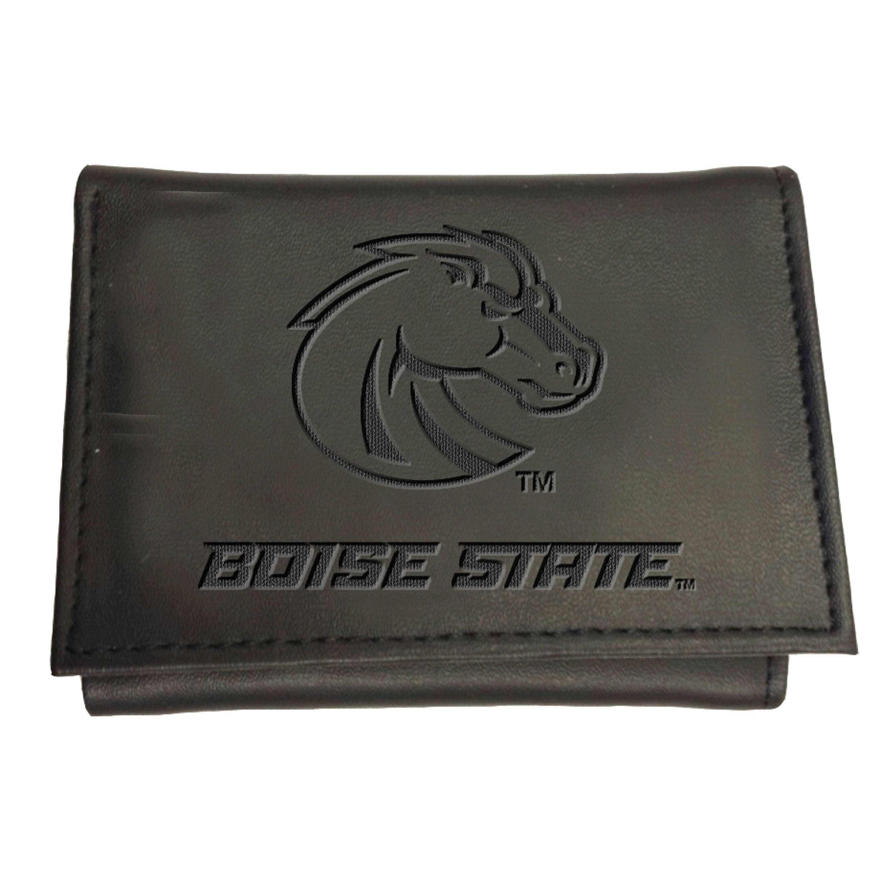 Boise State University, Tri-Fold Wallet, Black - Sports Gifts, Sports Memorabilia, Sports Collectibles, Fan Shop