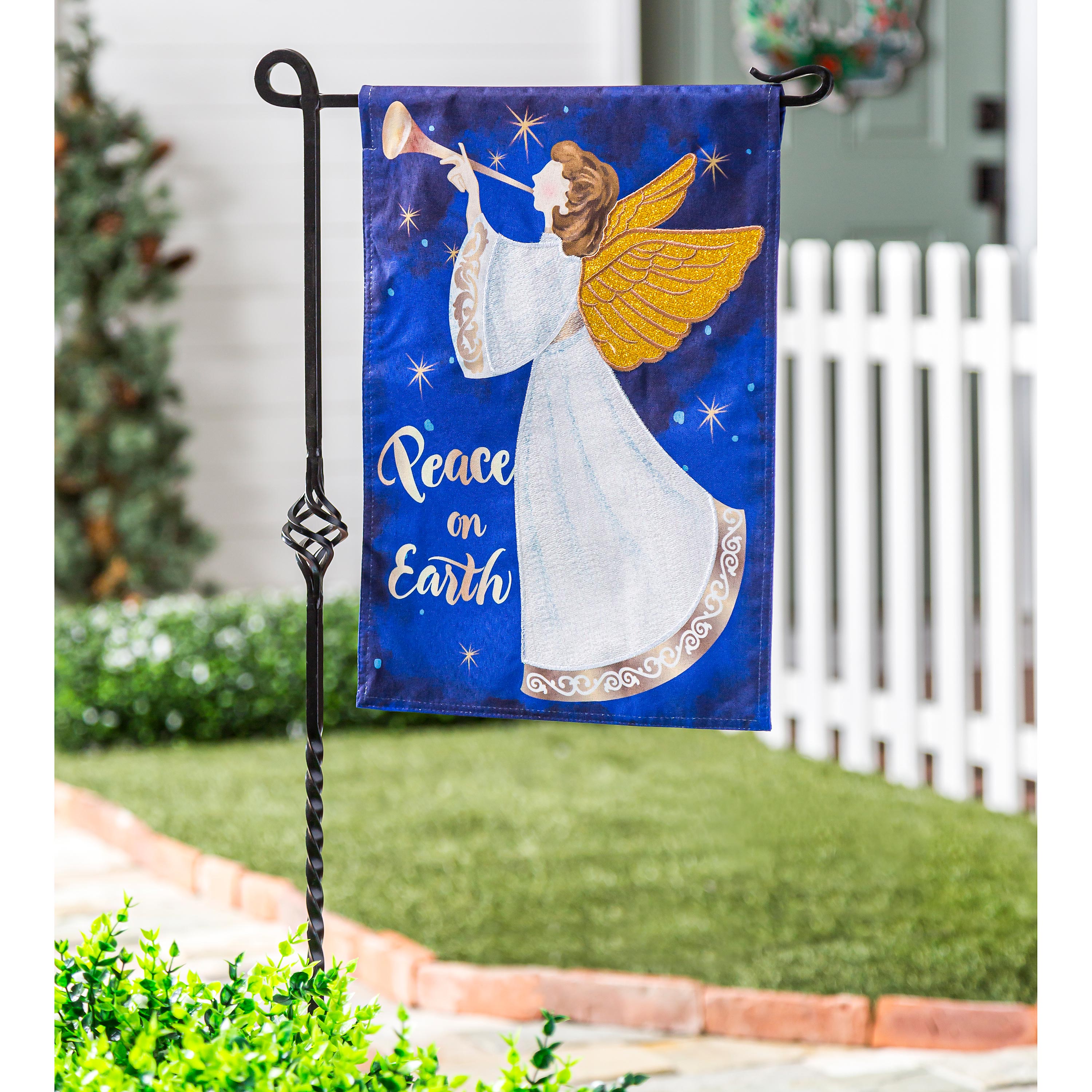 Lace Angel Garden Linen Flag - Sports Gifts, Sports Memorabilia, Sports Collectibles, Fan Shop