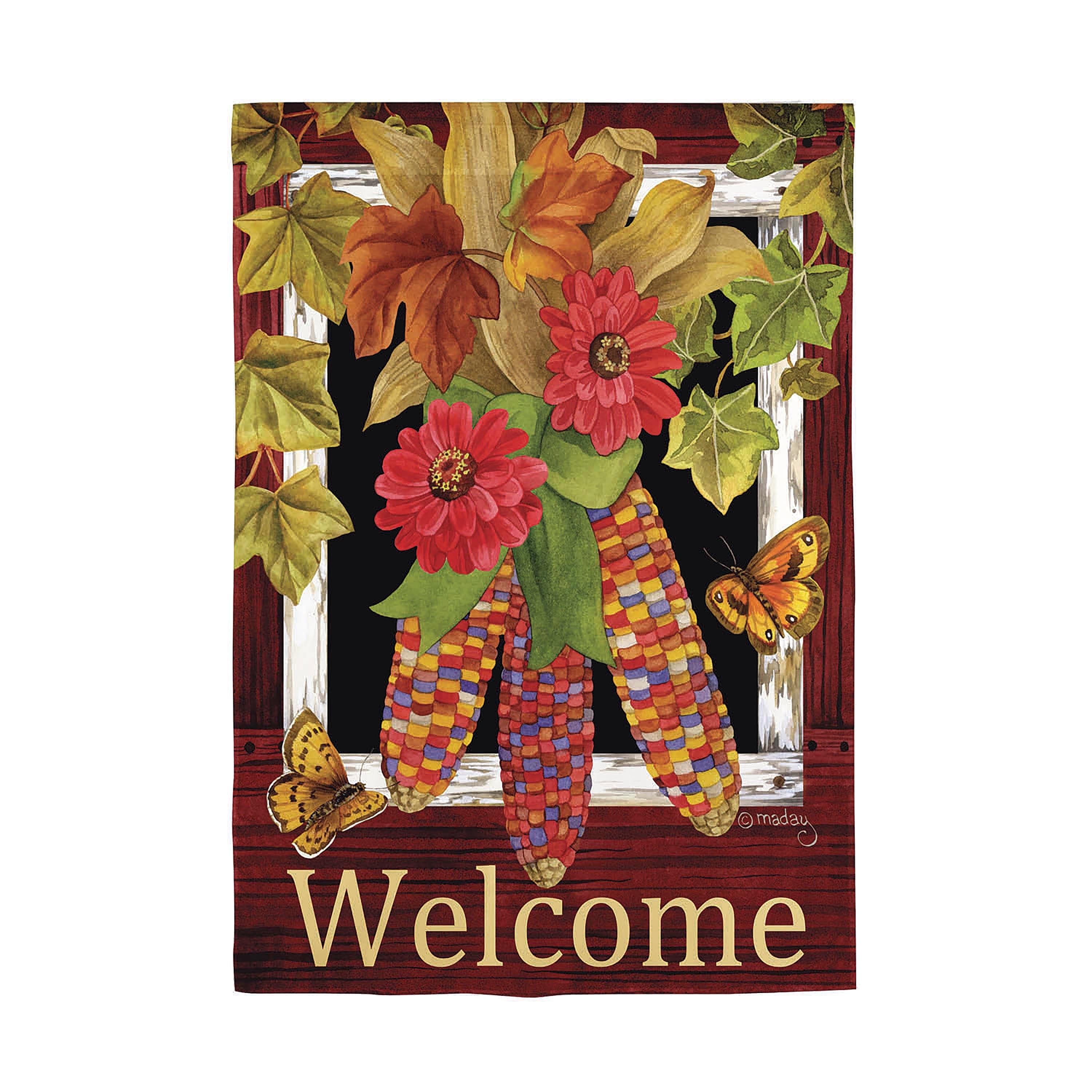 Fall Corn Suede Garden Flag - Sports Collectibles, Sports Memorabilia, Sports Fan Shop, Sports Gifts