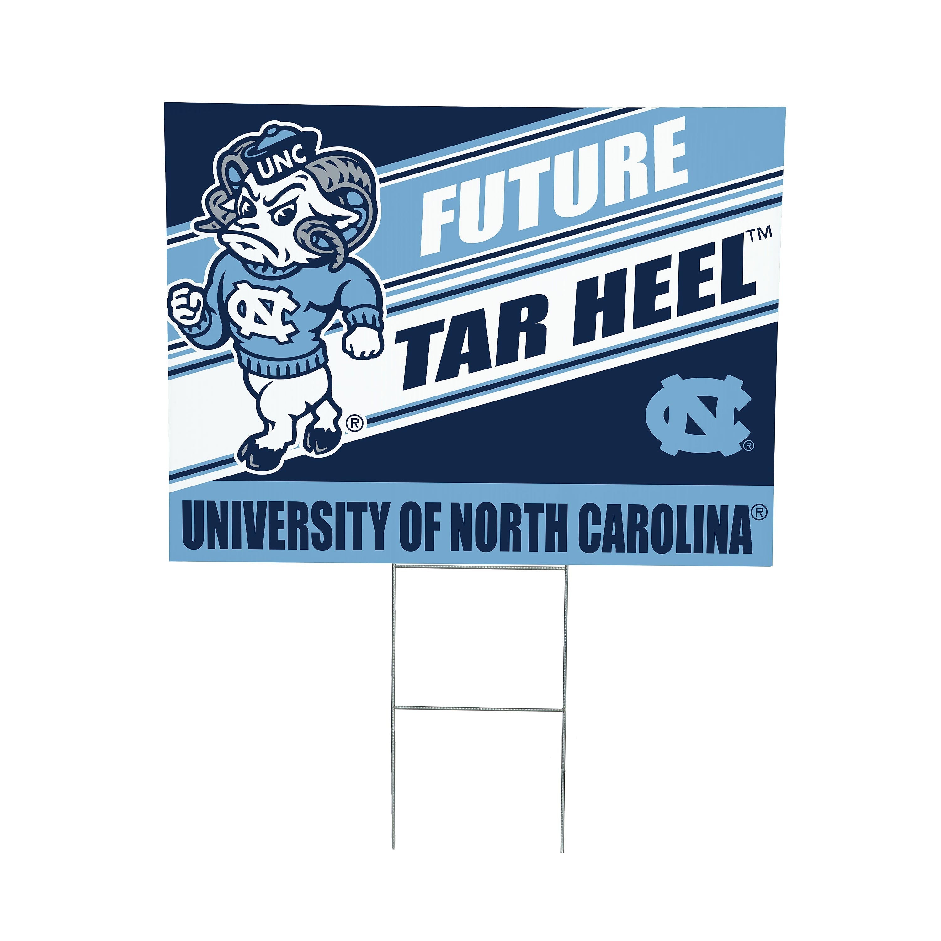 University of North Carolina Coroplast Yard Sign, Future Student - Sports Collectibles, Sports Memorabilia, Sports Fan Shop, Sports Gifts