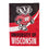 University of Wisconsin-Madison Burlap Flag GDN Size - Sports Collectibles, Sports Memorabilia, Sports Fan Shop, Sports Gifts
