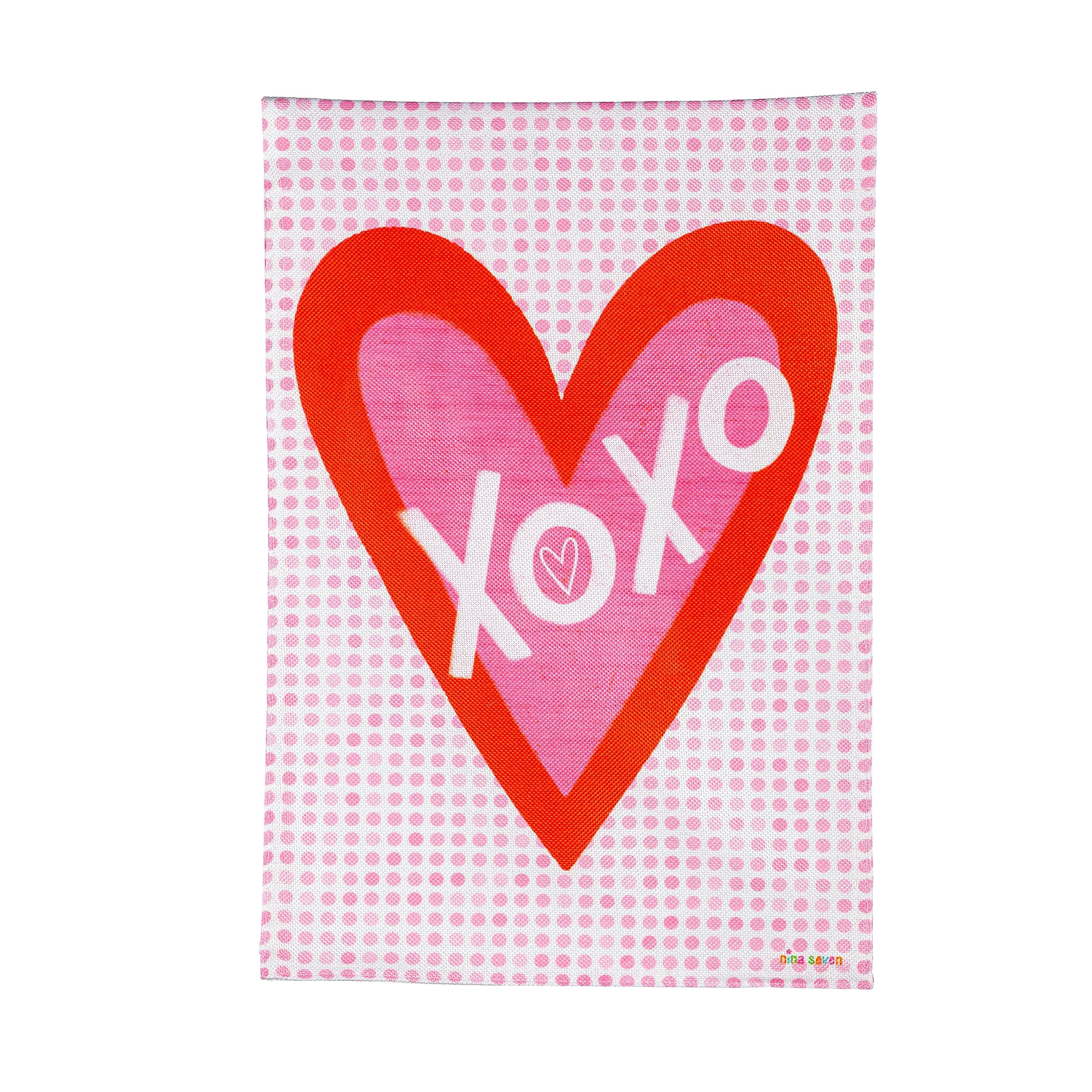 XoXo Burlap Garden Flag - Sports Gifts, Sports Memorabilia, Sports Collectibles, Fan Shop