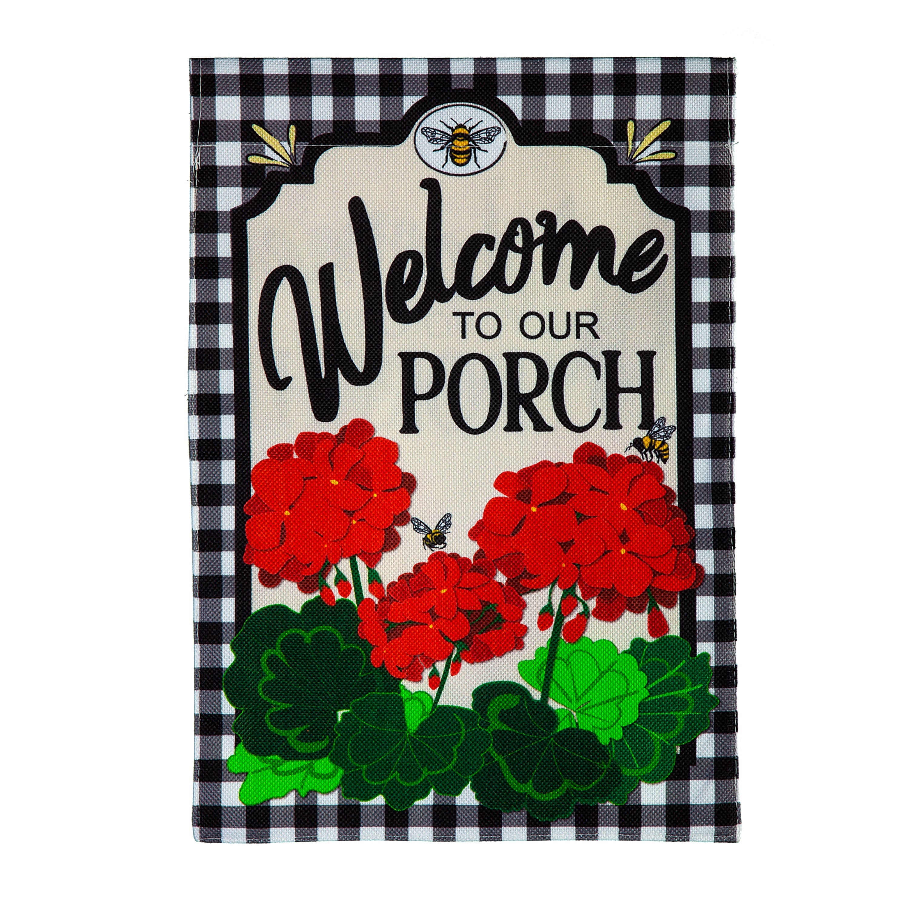Burlap 4-Season Flags w/ Flag Stand, Set of 7, Welcome - Sports Collectibles, Sports Memorabilia, Sports Fan Shop, Sports Gifts