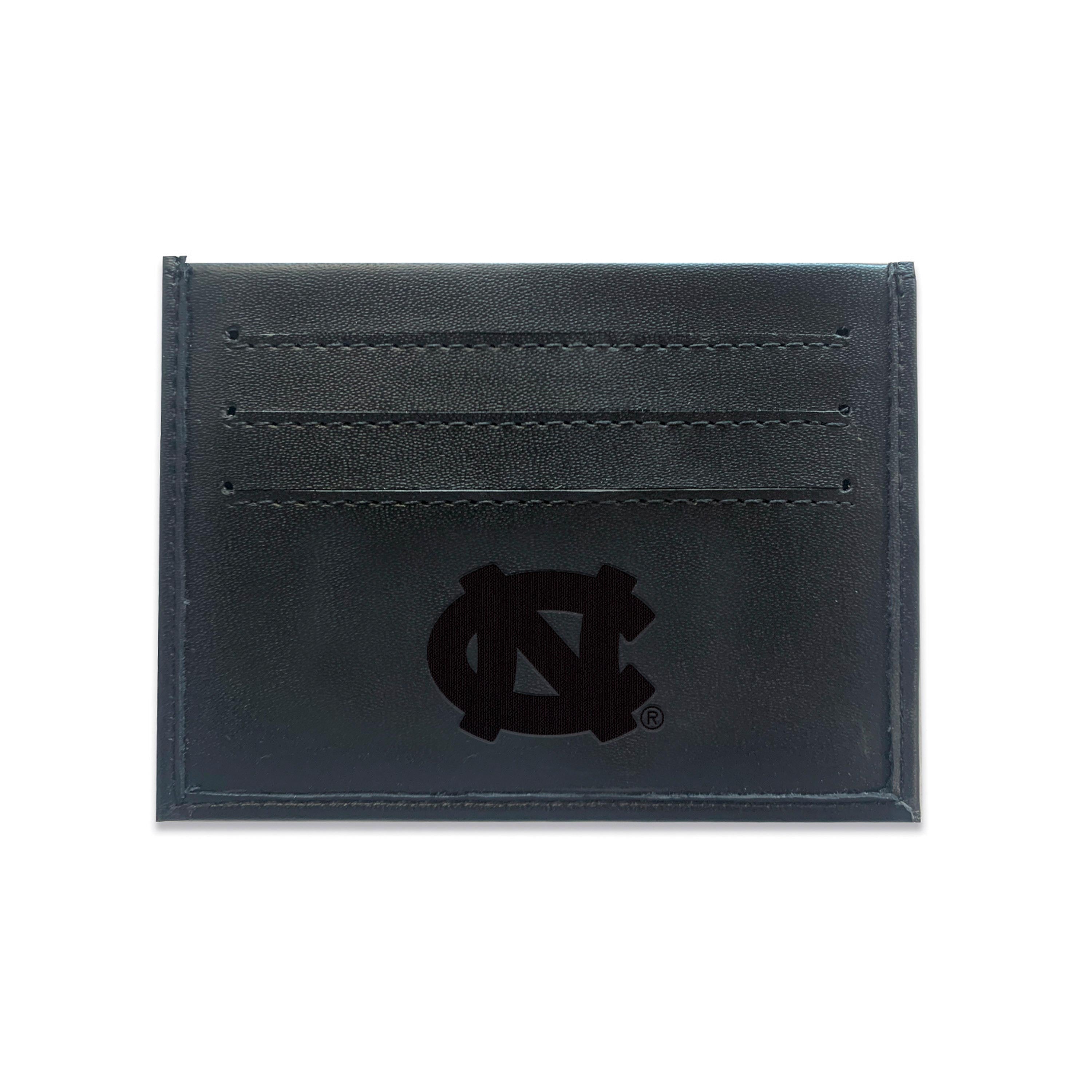 Front Pocket Wallet w/ RFID Blocking, University of North Carolina, Black - Sports Gifts, Sports Memorabilia, Sports Collectibles, Fan Shop
