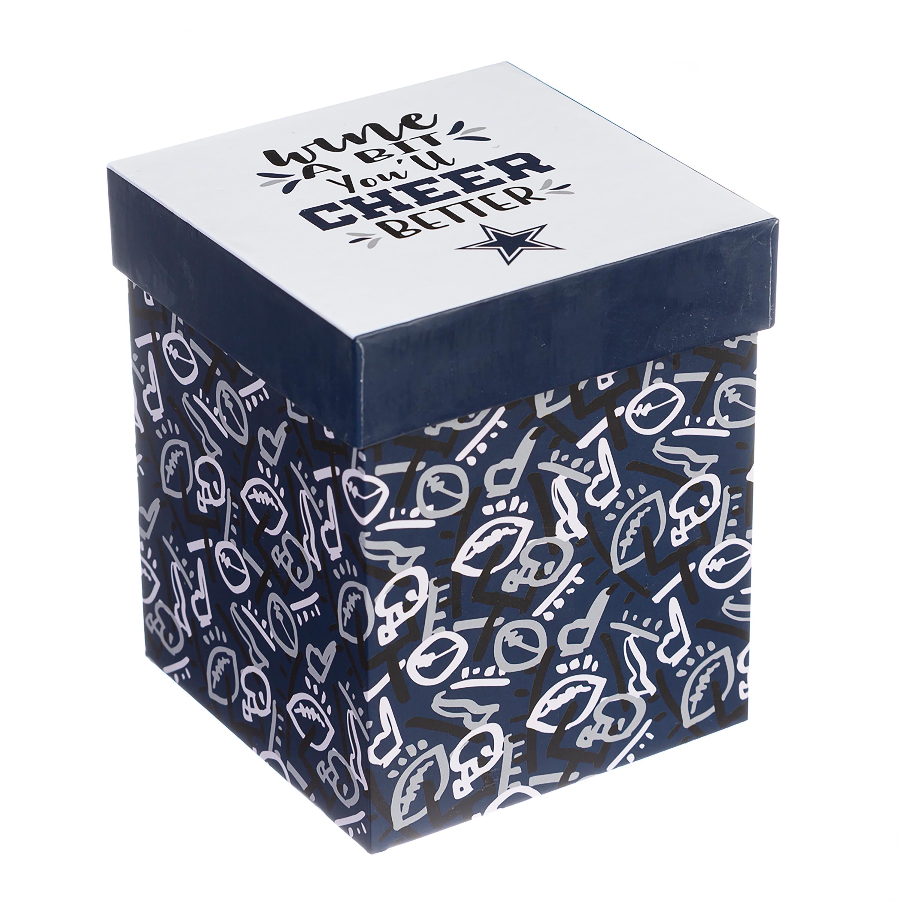 Dallas Cowboys, 17oz Boxed Stemless Wine - Sports Gifts, Sports Memorabilia, Sports Collectibles, Fan Shop