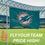 3'x5' Single Sided Flag w/ 2 Grommets, Miami Dolphins - Sports Gifts, Sports Memorabilia, Sports Collectibles, Fan Shop