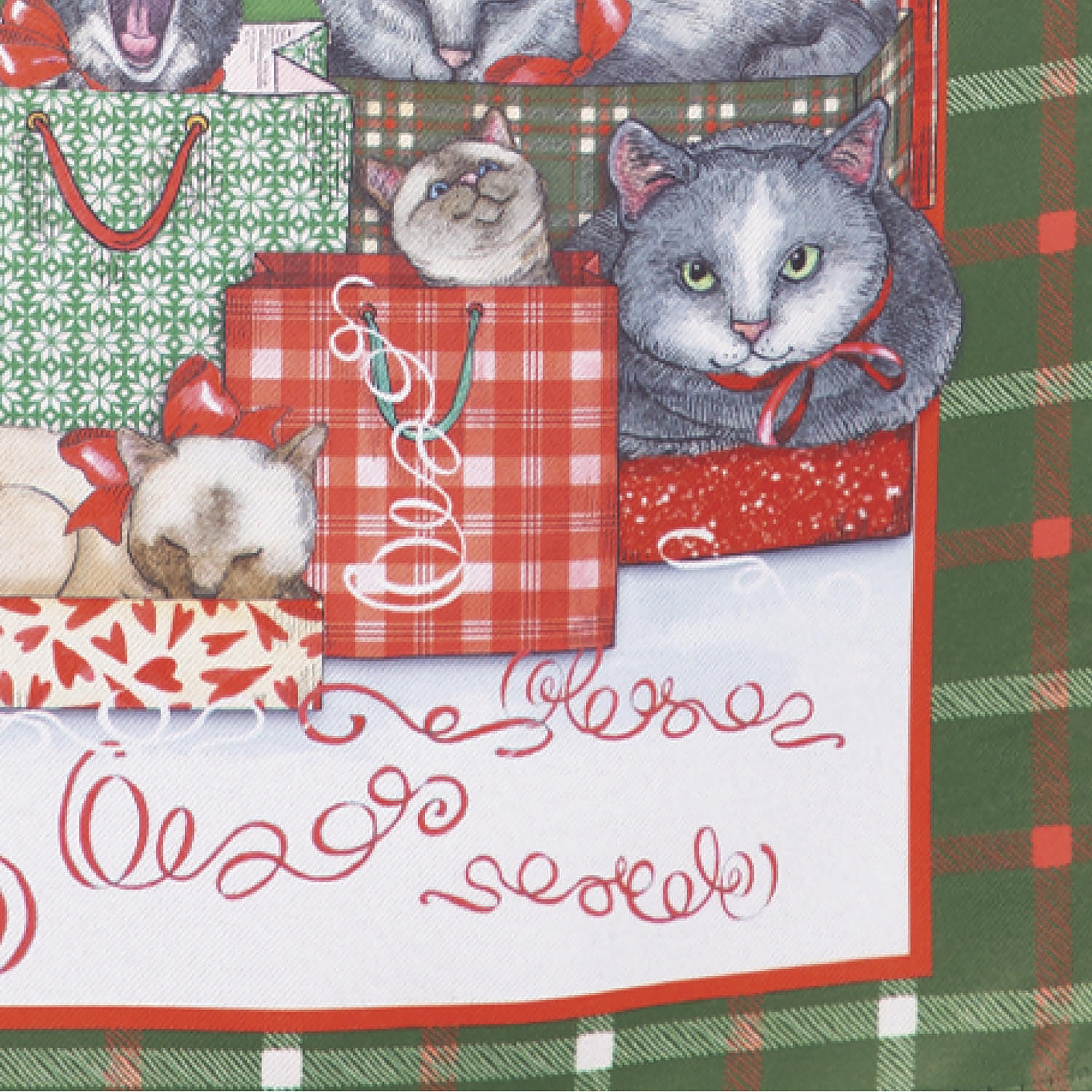 Meowy Christmas Suede Garden Flag - Sports Collectibles, Sports Memorabilia, Sports Fan Shop, Sports Gifts