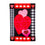 Valentine's Heart Patterned Border Garden Applique Flag - Sports Collectibles, Sports Memorabilia, Sports Fan Shop, Sports Gifts