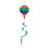 Tie-Dye Chevron Balloon Spinner - Sports Collectibles, Sports Memorabilia, Sports Fan Shop, Sports Gifts