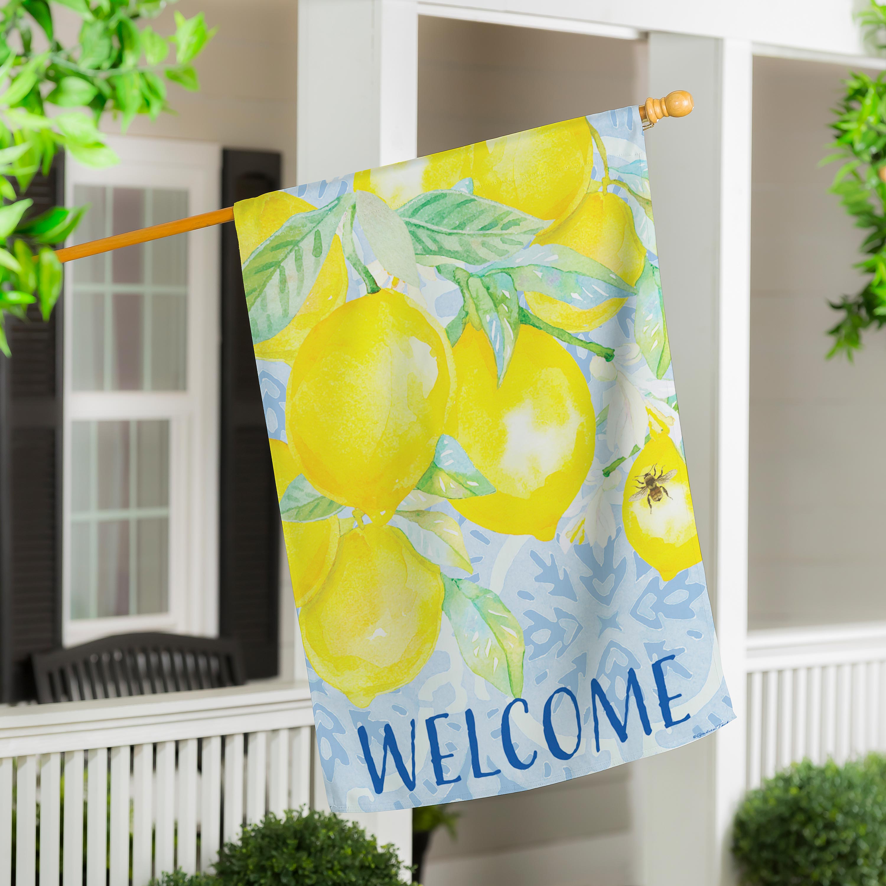 Lemon Tree Suede House Flag - Sports Collectibles, Sports Memorabilia, Sports Fan Shop, Sports Gifts