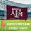 Texas A&M Single Sided Estate Flag with 2 Grommets, 3'x5' - Sports Gifts, Sports Memorabilia, Sports Collectibles, Fan Shop
