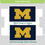 3'x5' Single Sided Flag w/ 2 Grommets, University Of Michigan - Sports Gifts, Sports Memorabilia, Sports Collectibles, Fan Shop