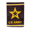 Embossed Suede Flag, GDN Size, Army - Sports Gifts, Sports Memorabilia, Sports Collectibles, Fan Shop