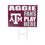 Texas A&M Coroplast Yard Sign "Fans Play Here"