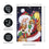 Santa, Reindeer and Puppy Suede Garden Flag - Sports Collectibles, Sports Memorabilia, Sports Fan Shop, Sports Gifts