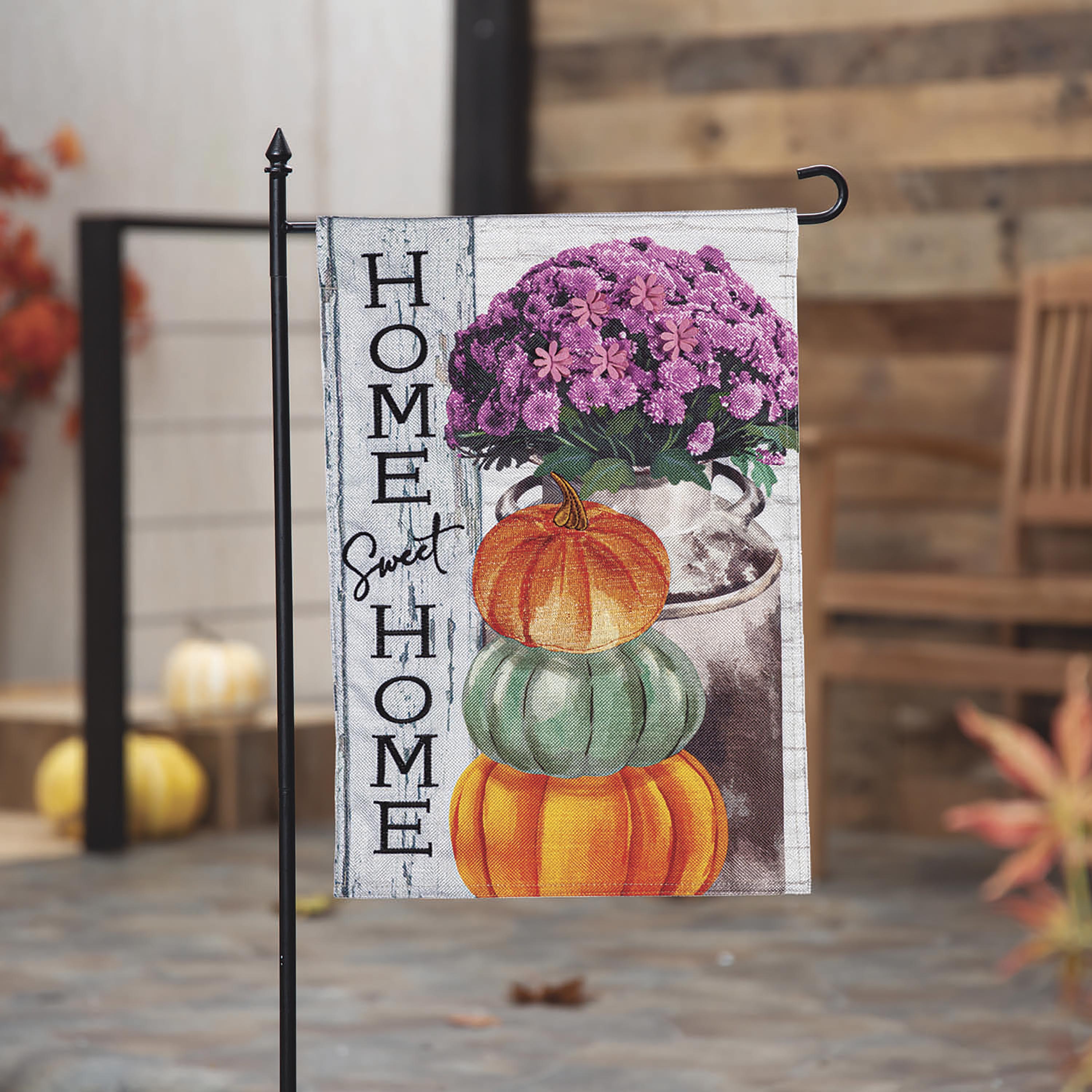 Rustic Fall Greetings Garden Burlap Flag - Sports Collectibles, Sports Memorabilia, Sports Fan Shop, Sports Gifts
