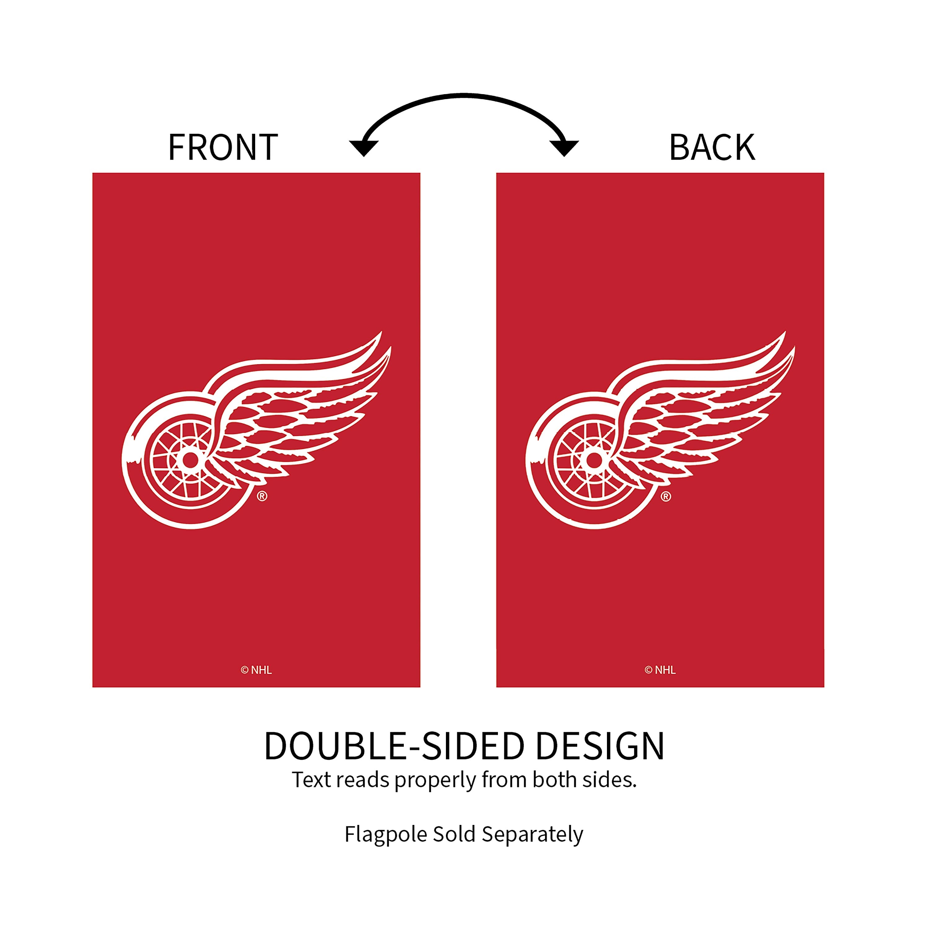 Applique Flag, Gar., Detroit Red Wings - Sports Collectibles, Sports Memorabilia, Sports Fan Shop, Sports Gifts