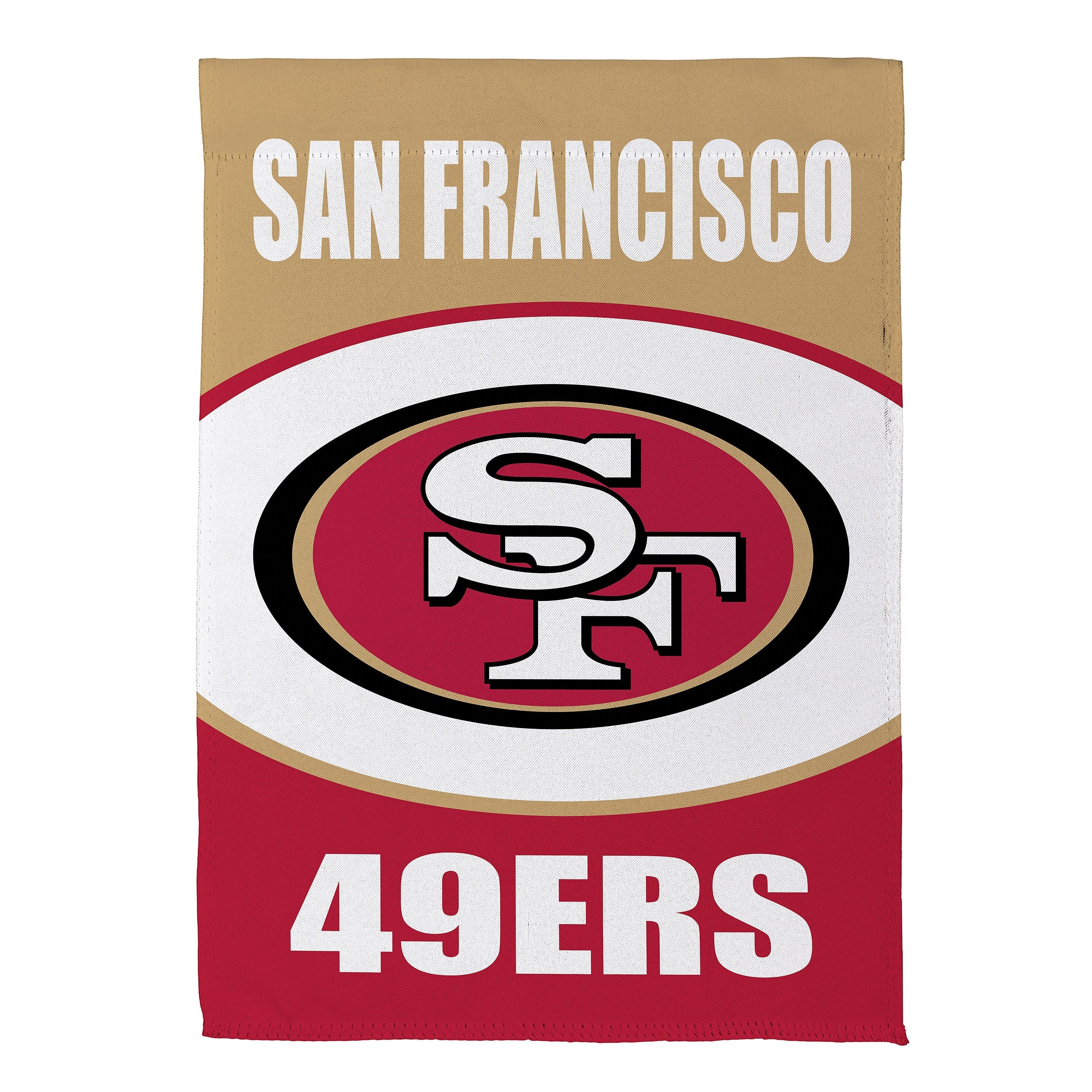San Francisco 49ers Suede Flag, GDN - Sports Collectibles, Sports Memorabilia, Sports Fan Shop, Sports Gifts