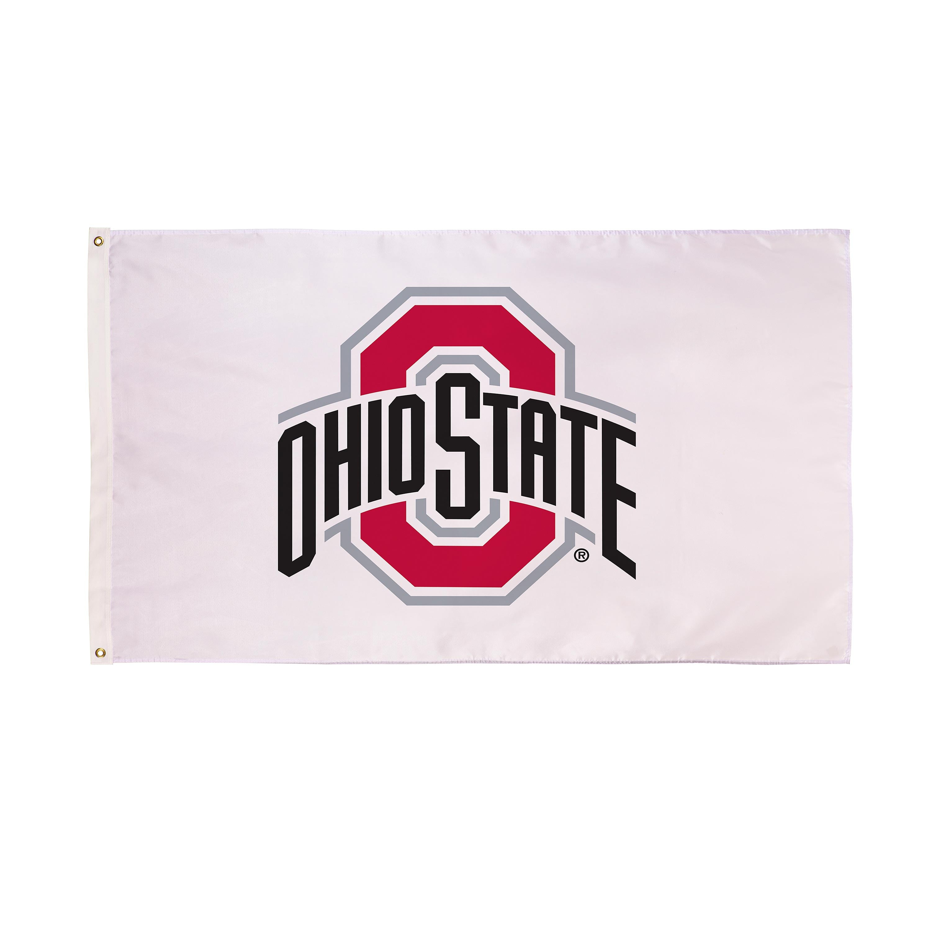 Ohio State University Single Sided Estate Flag with 2 Grommets, 3'x5' - Sports Gifts, Sports Memorabilia, Sports Collectibles, Fan Shop
