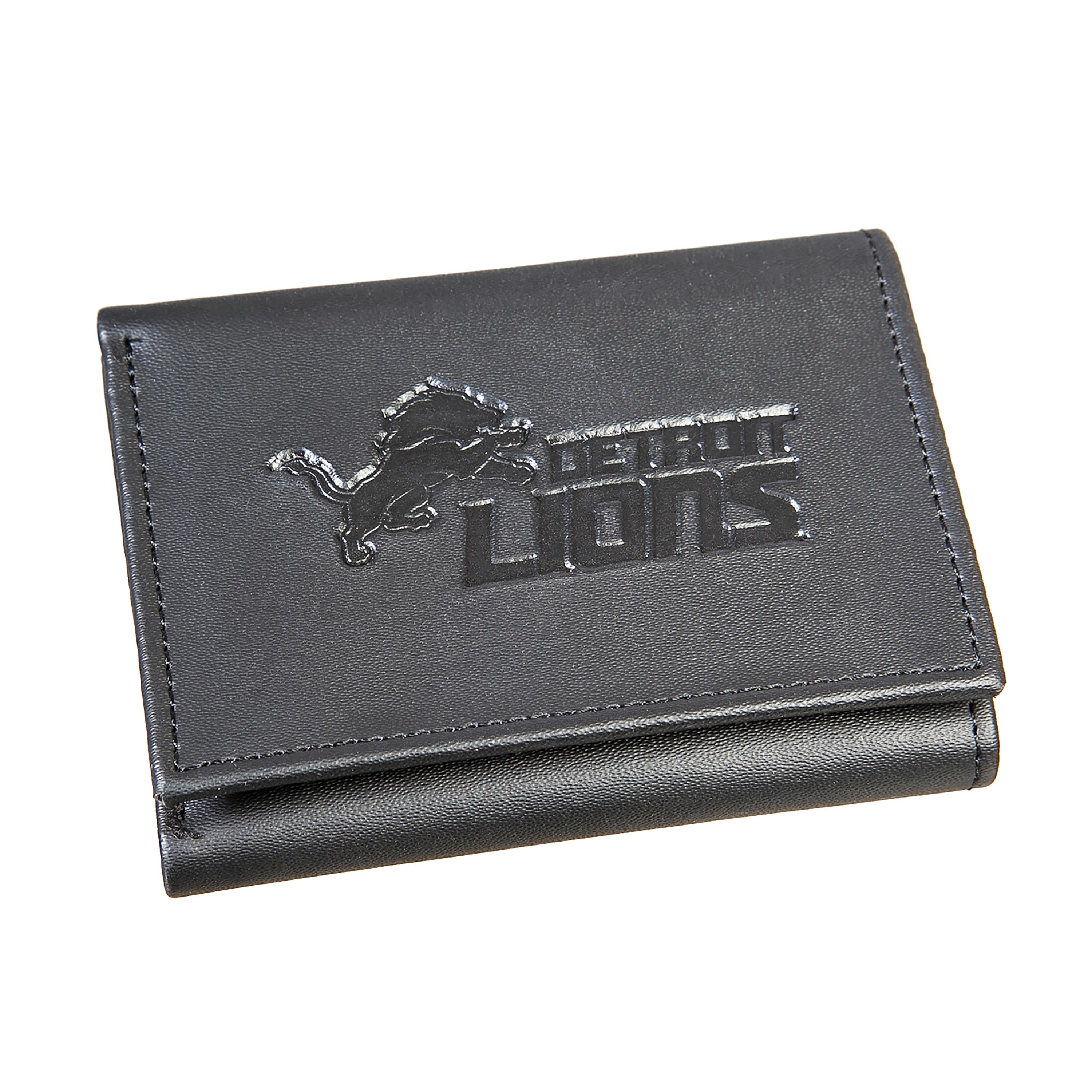 Detroit Lions, Tri-Fold Wallet, Black - Sports Gifts, Sports Memorabilia, Sports Collectibles, Fan Shop