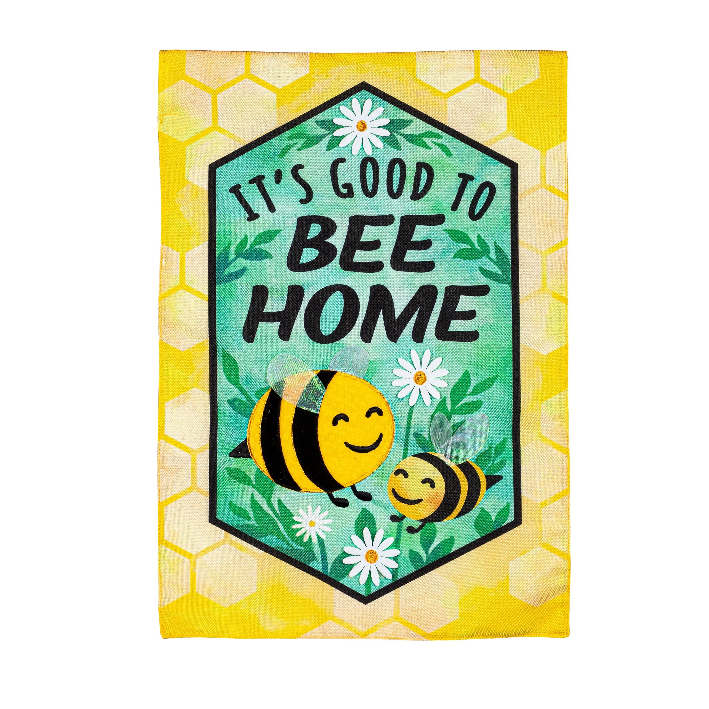 Good to Bee Home Garden Linen Flag - Sports Collectibles, Sports Memorabilia, Sports Fan Shop, Sports Gifts