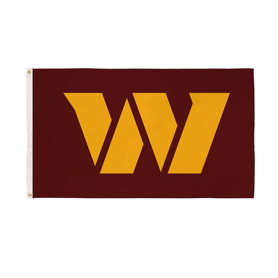 3'x5' Single Sided Flag w/ 2 Grommets, Washington Commanders - Sports Gifts, Sports Memorabilia, Sports Collectibles, Fan Shop