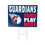 Cleveland Guardians Coroplast Yard Sign "Fans Play Here"